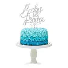 Topo De Bolo Decoração Casamento Festa Bodas De Prata 