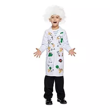 Eraspooky Boys Disfraz De Científico Loco Para Niños Bata De