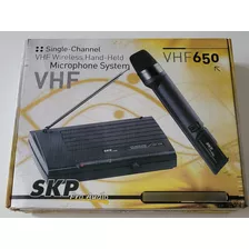 Microfono Inalambrico Skp Vhf 650
