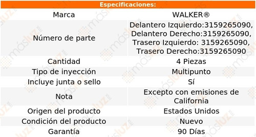 Kit 4 Inyectores De Combustible Altima 2.5l 4 Cil 07/13 Foto 2