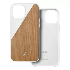 Funda Para iPhone 12 Pro Max-blanca/madera Native Union C...