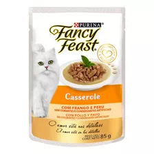 Pouch Gato Fancy Feast Casserole Pollo Y Pavo 85gr