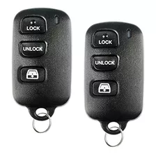 Carcasa Para Llaves, 2x Keyless Option Remote 3btn Window Ke