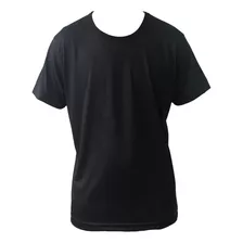 5 Camiseta Preta Para Sublimação Camisa Masculina
