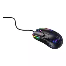 Mouse Liviano Negro Rgb 5 Botones Hasta 16000 Dpi