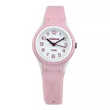 Reloj Mujer Mistral Sumergible Lax-aao-04 Joyeria Esponda Color De La Malla Rosa Color Del Bisel Rosa Color Del Fondo Blanco