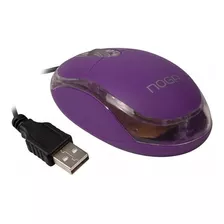 Mouse Noga Ng-611u Optico Cable Usb 2.0 800dpi Luminoso Violeta