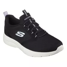 Tenis Skechers Dynamight 2.0 Soft Expressions Negro Mujer 