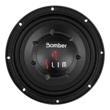 Subwoofer Slim 10 Bomber 200w Rms 4 Ohms Bobina Simple Color Negro