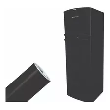 Adesivo Branco Envelopamento Laquear Mesa E Vidros 1,5m Top Cor Preto Fosco