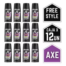 Desodorante Axe Fragancia Freestyle Sin Irritacion Pack X12