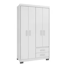 Guarda-roupa Solteiro Primacy 4 Pt 2 Gv Branco