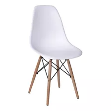 Silla De Comedor Boxbit Eames, Estructura Color Blanco, 1 Unidad