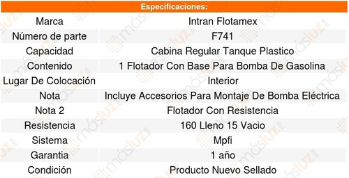 Base Bomba Gasolina Mazda B3000 Se 3.0l V6 (1995) Intran Foto 3