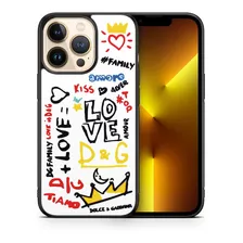 Funda Protectora Para iPhone Dolce Love Cool Trendy Case Tpu