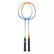 02 Raquetes De Badminton Dhs 270 (capa + 02 Sets De Corda)