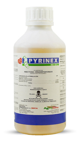 Pyrinex Insecticida De Uso Agricola X 1 L