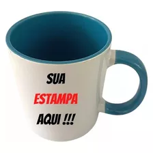 20 Caneca Com Sua Estampa 325ml Personalizada Colorida