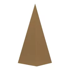 20 Caixa Piramide Cone Lisa Papel 10un