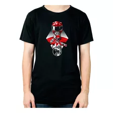 Remera Power Rangers Red Ranger 608 Dtg Minos