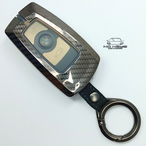 Funda Llave Control Bmw Serie 2 3 4 5 6 7 X3 X4 Zinc Carbono Foto 5