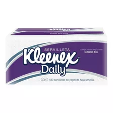 Servilletas Kleenex Daily Hoja Sencilla 180 Servilletas