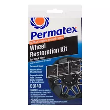 Permatex 09143 Kit De Restauración De Ruedas - Negro - Fácil