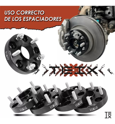 Espaciadores Llanta 1 PuLG 5x114 Honda Fr-v Be 2004 Al 2009 Foto 6