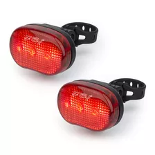 Bv Paquete De 2 Luces Traseras Para Bicicleta, Luces Trasera