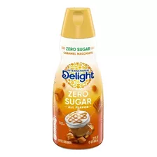 Delight Crema Para Café Zero Sugar Caramel Macchiato 946ml