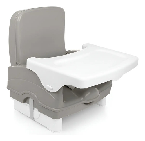 Cadeira De Refeição Portátil Cosco Kids, Smart, Cinza Liso
