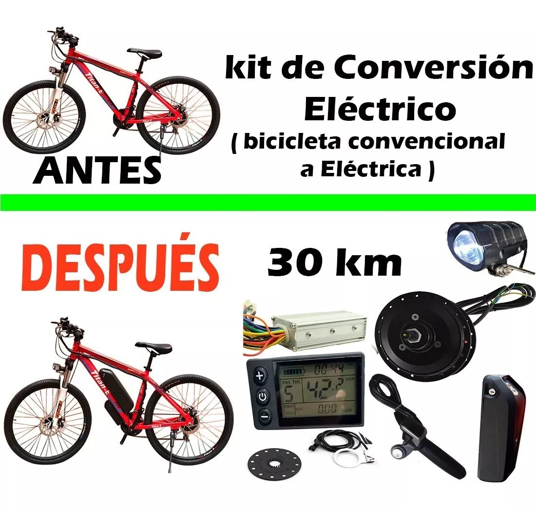 Kit Bicicleta Electrica 48v Rin 26 Y 29 + Garantia +bateria 