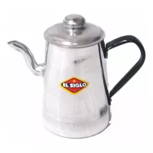 Jarra Cafetera 3/4lt Mango Charolado Aluminio Pico Vertedor.