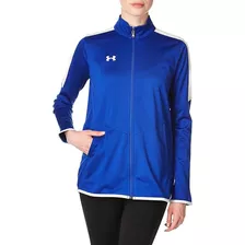 Chamarra Under Armour Rival Knit Azul Para Mujer 1326774