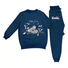 Conjunto Sudadera Koala Para Niña