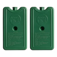 2 Placa Gelo Artificial Rígido Reutilizável Termogel 400 Ml.