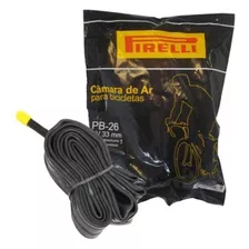 Câmara De Ar Pirelli Pb-26 26x1.50 26x1.1/2 26x1.3/8 Av 33mm Tipo Da Válvula Schrader