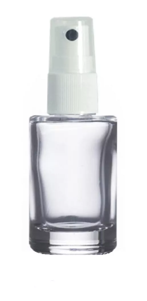 50 Frascos 10ml Spray Branco De Vidro P/ Amostra De Perfume