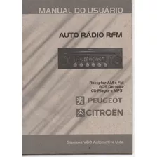 Manual Proprietari Som Rádio Mp3 Rds Decoder Peugeot Citroen