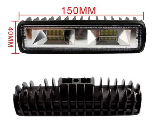 Luz De Trabajo Led 12v Coche Foco 4x4 Camin Suv Accesorios Foto 4