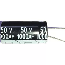 10x Capacitor Eletrolítico 1000uf X 50v 105° 10 Peças