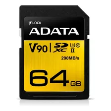 Adata Memória Sd 64gb Uhs-ii U3 Classe 10 260mb/s Premier One