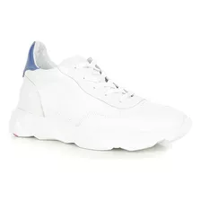 Tenis Deportivo Friendship Blanco Max Denegri +7cms De Altur