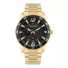 Relógio Technos Masculino Racer Dourado - 6p25bx/1p