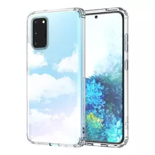 Funda Mosnovo Para Galaxy S20 Transparente Flor Rosas