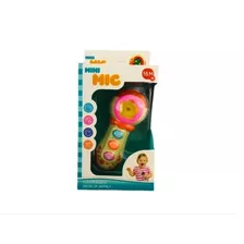 Mini Microfone Musical Infantil Para Bebê / Luz E Som 