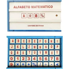 Alfabeto Matemático Móvil De Madera, Didáctico Envio Full