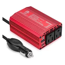 Inversor De Corriente Automóvil De 300w, Dc 12v Ac 110...