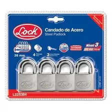 Candado Lock L22s384 Con Llave 