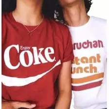 Dúo Playeras Pareja O Amigos Maruchan Coca Todas Las Tallas